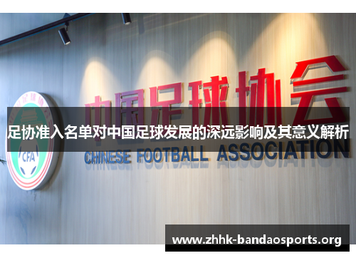 足协准入名单对中国足球发展的深远影响及其意义解析